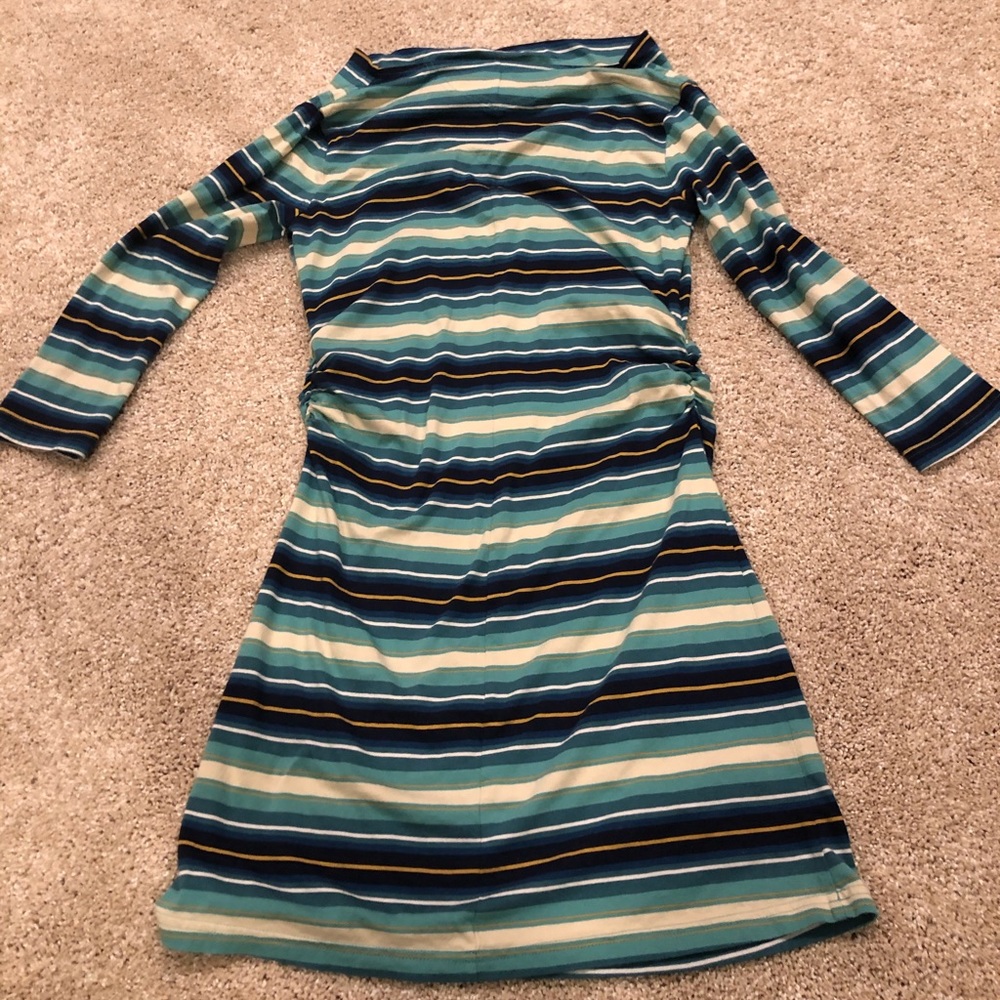 NWOT Patagonia Organic striped long sleeve dress